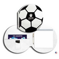 Soccer Ball Real Feel Folder w/ Vinyl Exterior & Buckskin Interior